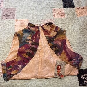 Watercolor vest from Damsel in this dress XL